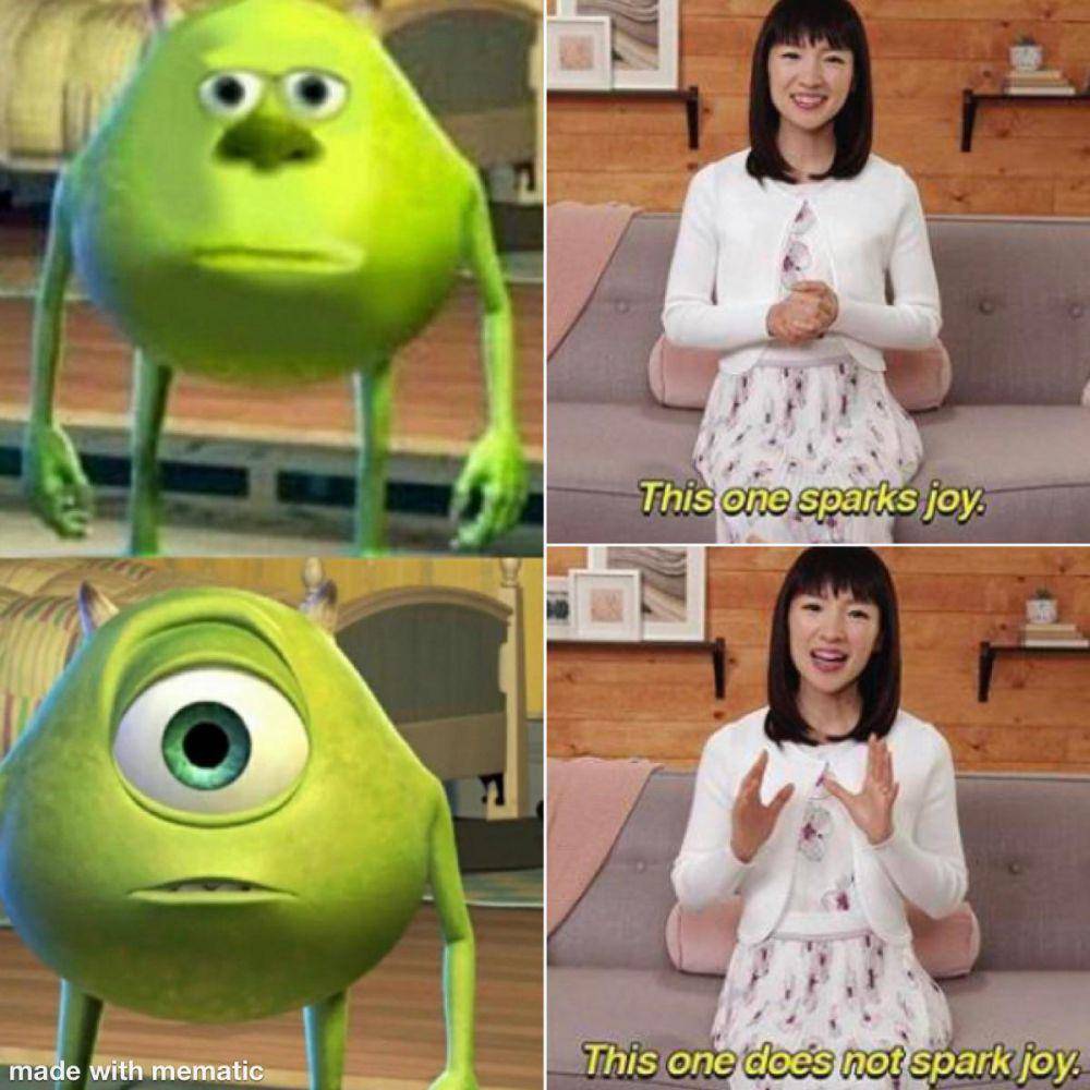 potret meme Mike Wazowski mata dua (reddit.com/user/nuttybutthog)