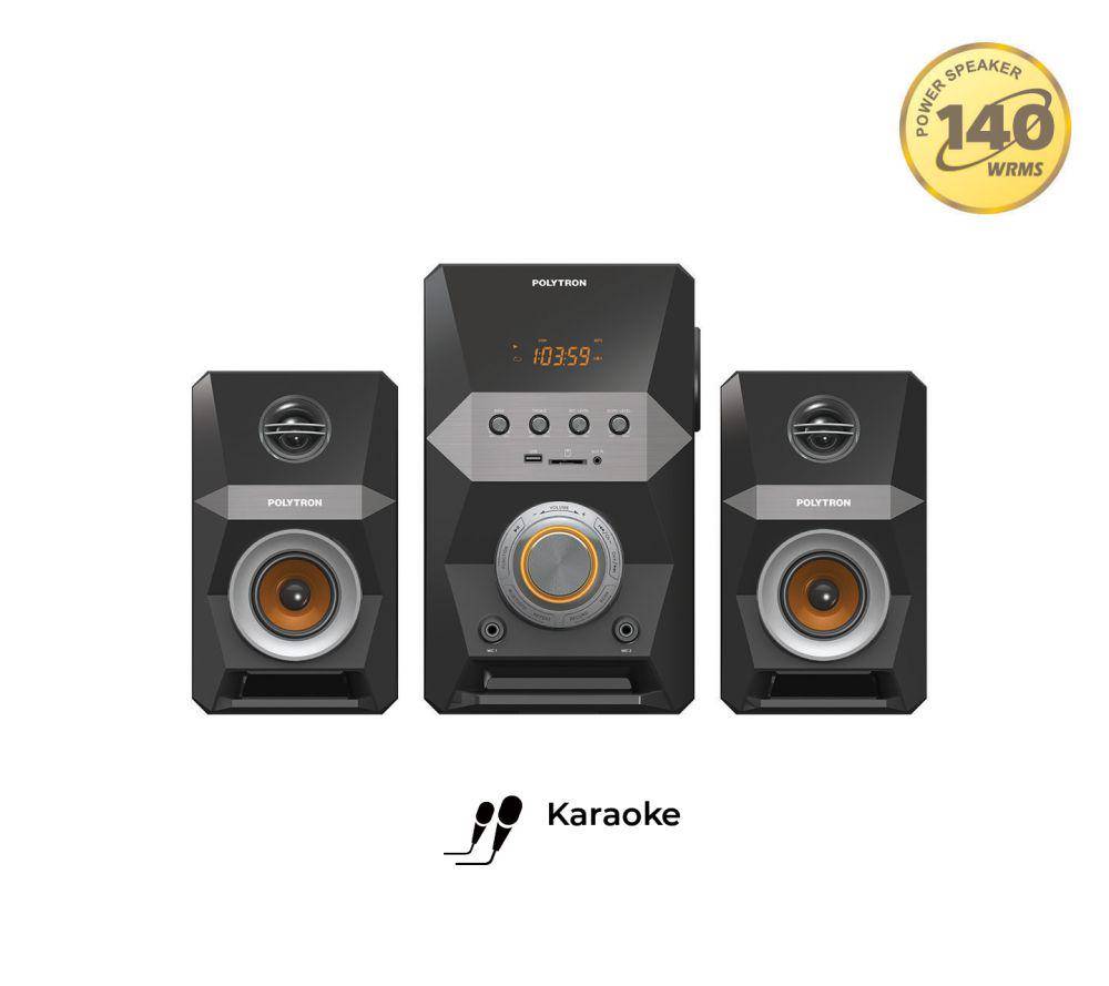 potret Polytron Bluetooth Speaker Multimedia Karaoke PMA 9522 /B (polytron.co.id)