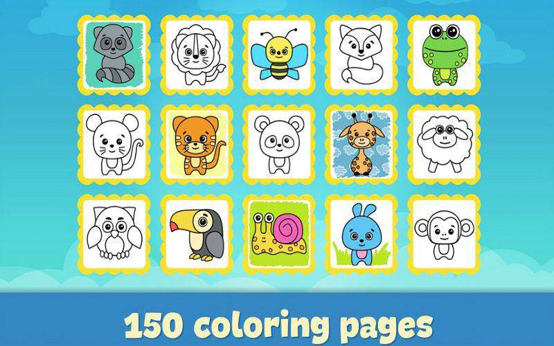 tampilan aplikasi Coloring Book (dok. Google Play Store/Coloring Book)