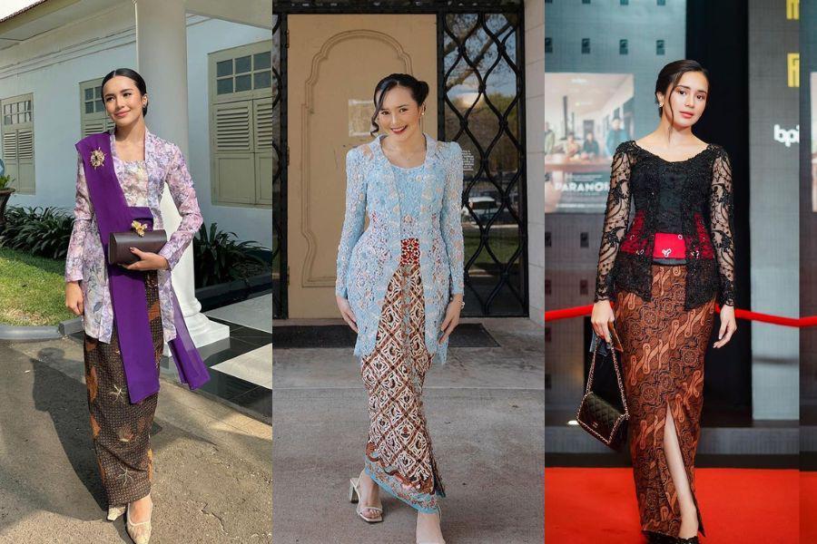 8 Kebaya Klasik dan Modern Beby Tsabina, Memesona Jadi Istri Politikus