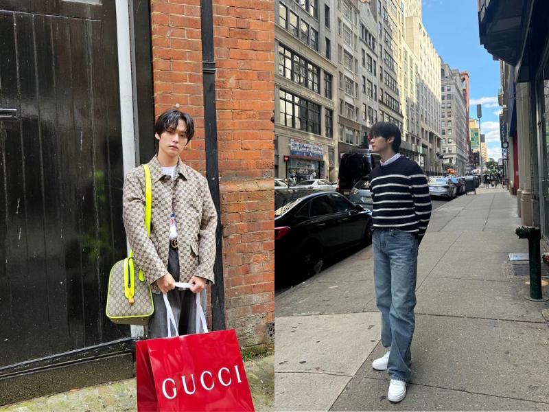 7 Ide OOTD Nuansa Earth Tone ala Lee Know Stray Kids, Modis Maksimal!