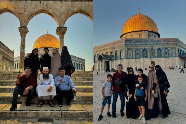 10 Foto Kenangan Zaskia Adya Mecca saat Kunjungi Masjid Al-Aqsa