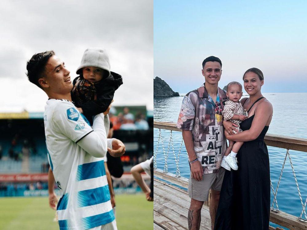 7 Potret Eliano Reijnders saat Momong Anak, Bak Kakak Adik!