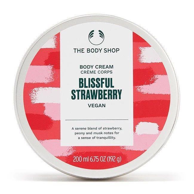 The Body Shop Blissful Strawberry Body Cream (Shopee/The Body Shop Official)