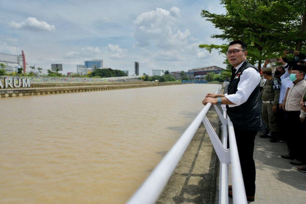 Reaksi Ridwan Kamil saat Disentil Proyek Revitalisasi Kalimalang