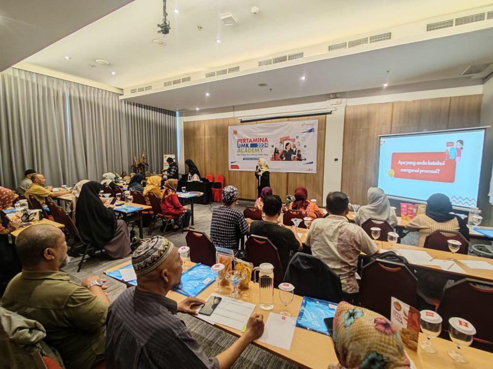 PT Pertamina (Persero) meraih penghargaan Marketeers Editor’s Choice untuk program Pertamina New UMK Academy 2024 kategori SME Enabler Program of The Years. (Dok. Pertamina)
