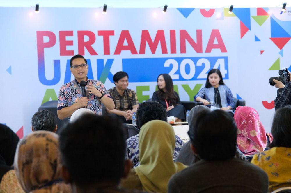 PT Pertamina (Persero) meraih penghargaan Marketeers Editor’s Choice untuk program Pertamina New UMK Academy 2024 kategori SME Enabler Program of The Years. (Dok. Pertamina)
