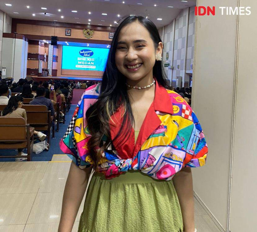 Mei Permata Tarigan salah satu peserta Indonesian Idol di Medan (IDN Times/Indah Permata Sari)