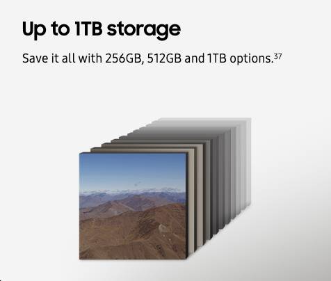 Penyimpanan 1TB untuk Samsung Galaxy S24 Ultra (samsung.com)