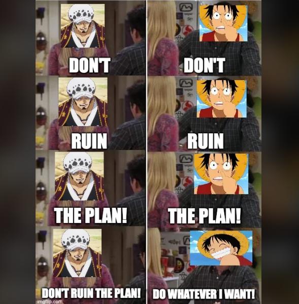 meme Luffy One Piece merusak rencana (reddit.com/deleted)
