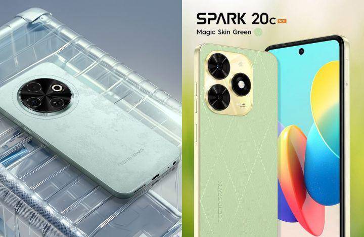 TECNO Spark 30C dan TECNO Spark 20C (tecno-mobile.com | instagram.com/tecnoindonesia)