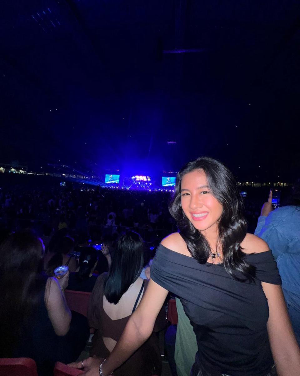 potret Shenina Cinnamon dan Angga Yunanda nonton konser Bruno Mars (instagram.com/shenacinnamon)