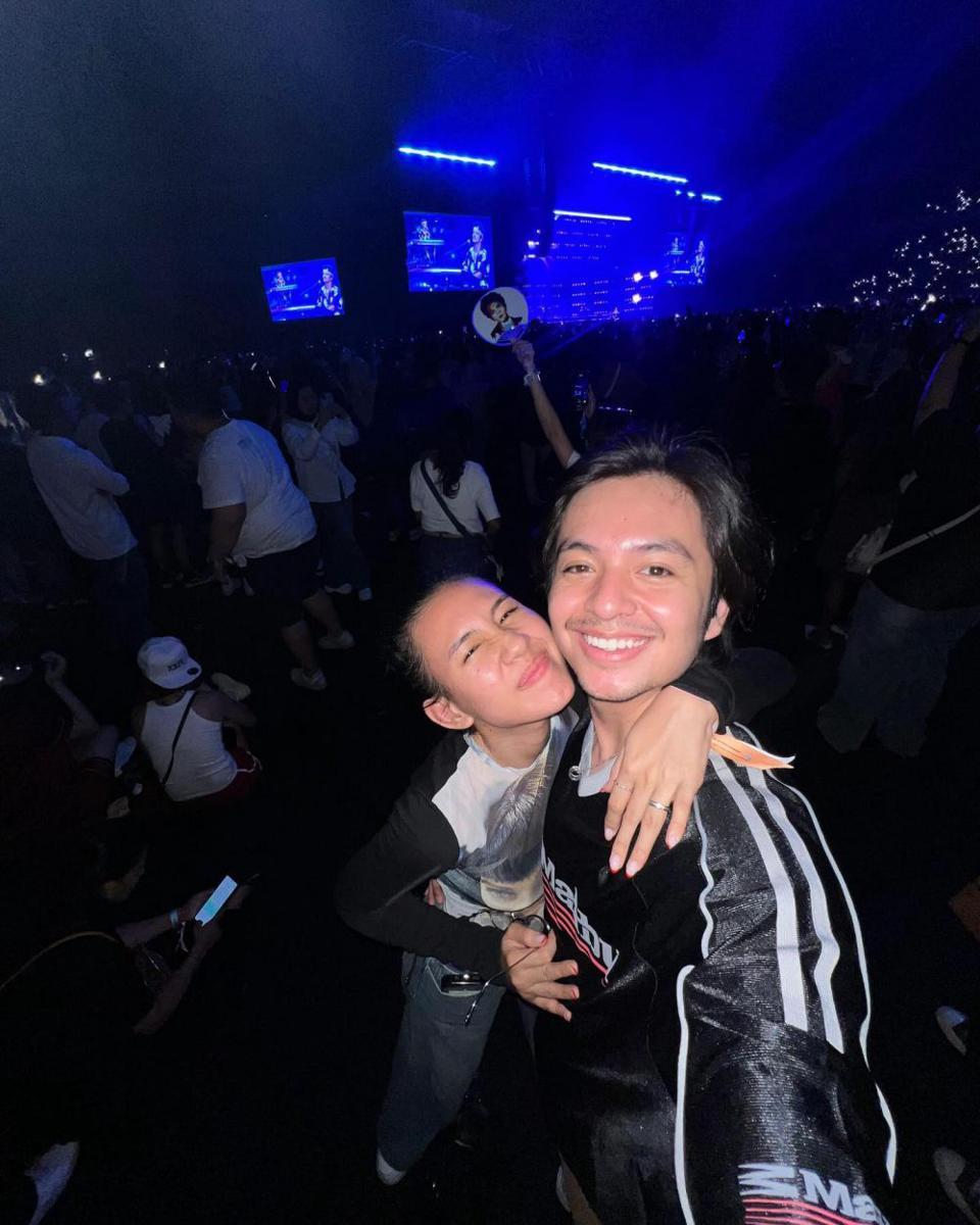 potret Shenina Cinnamon dan Angga Yunanda nonton konser Bruno Mars (instagram.com/shenacinnamon)