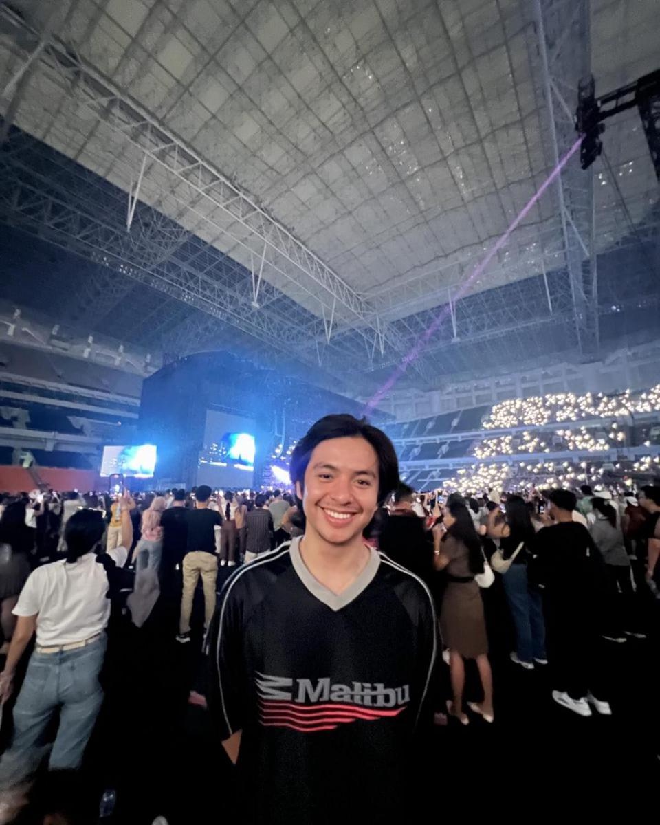 potret Shenina Cinnamon dan Angga Yunanda nonton konser Bruno Mars (instagram.com/shenacinnamon)