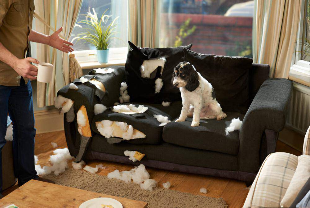 Ilustrasi sofa rusak. (istockphoto/sturti)