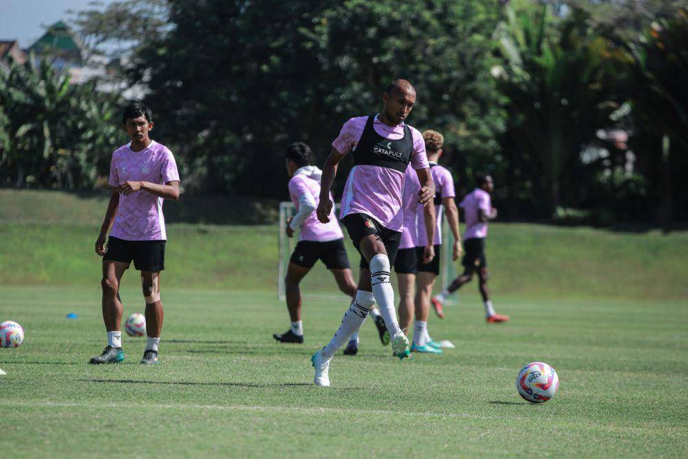 Pemain Persik Kediri saat berlatih. IDN Times/ istimewa