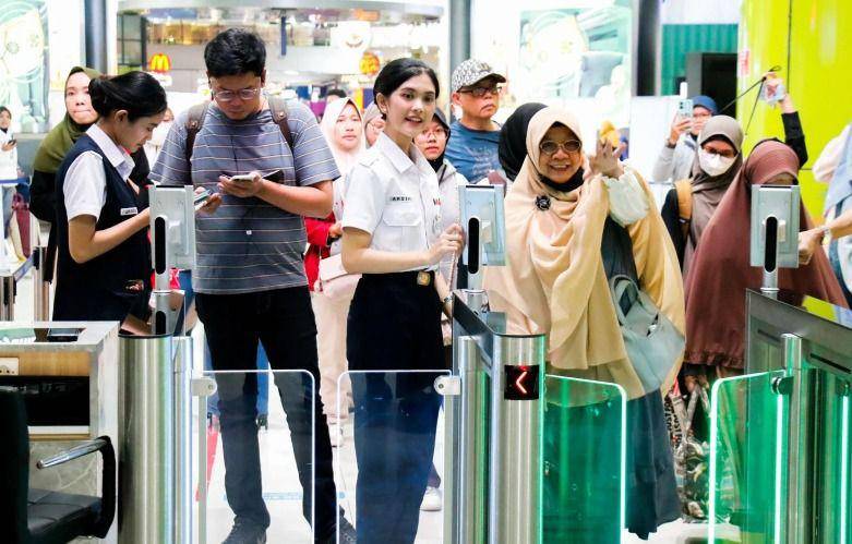 Fasilitas face recognition boarding gate KA (Dok KAI)