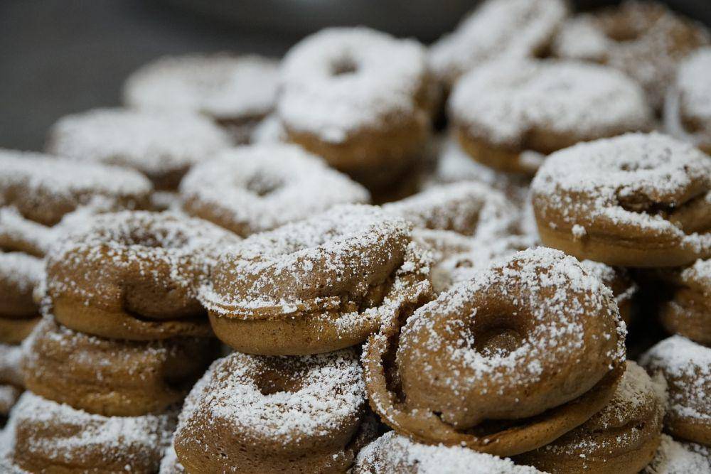 ilustrasi donat kentang topping vanila (pixabay.com/jhenning)