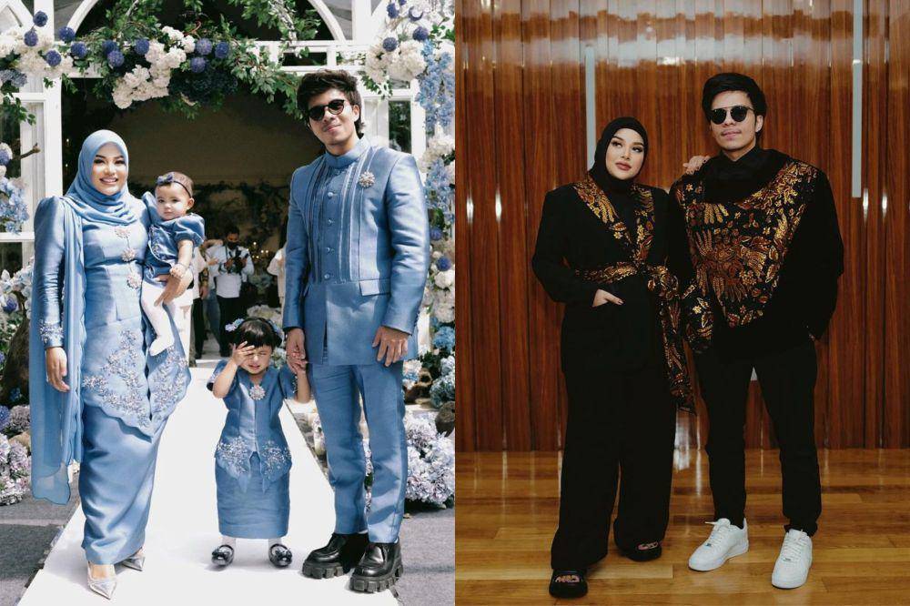 ide OOTD kondangan couple ala Aurel Hermansyah dan Atta Halilintar (instagram.com/aurelie.hermansyah)