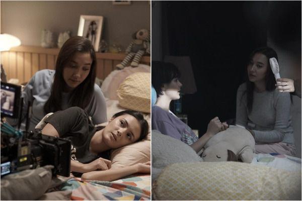 10 Potret Amanda Rawles di BTS Film Laura, Totalitas Banget!