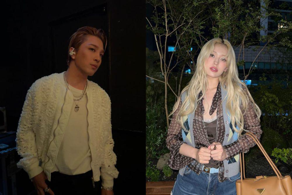 Taeyang BIGBANG dan Jeon Somi (instagram.com/__youngbae__ | Instagram.com/somsomi0309)