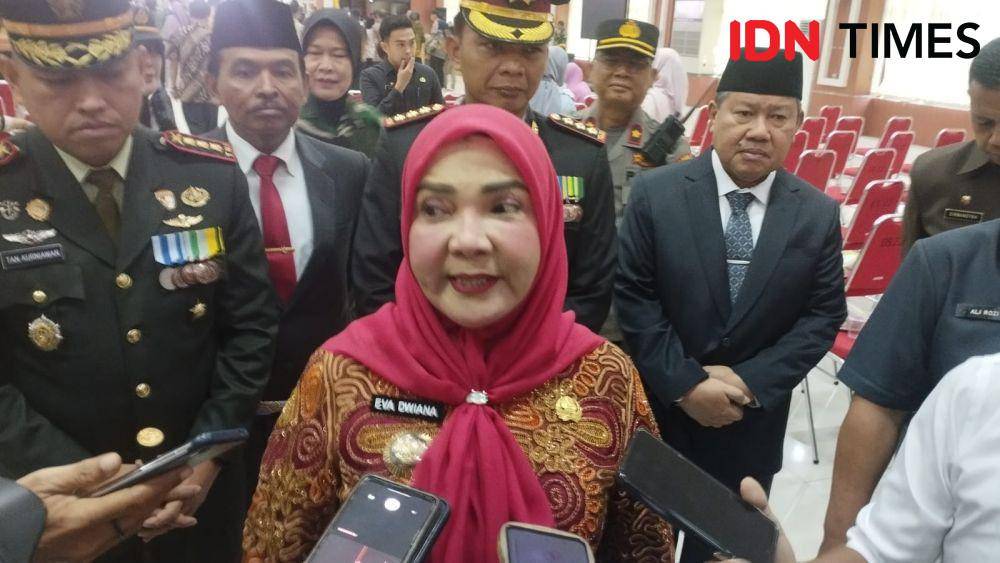 Wali Kota Bandar Lampung, Eva Dwiana. (IDN Times/Muhaimin).