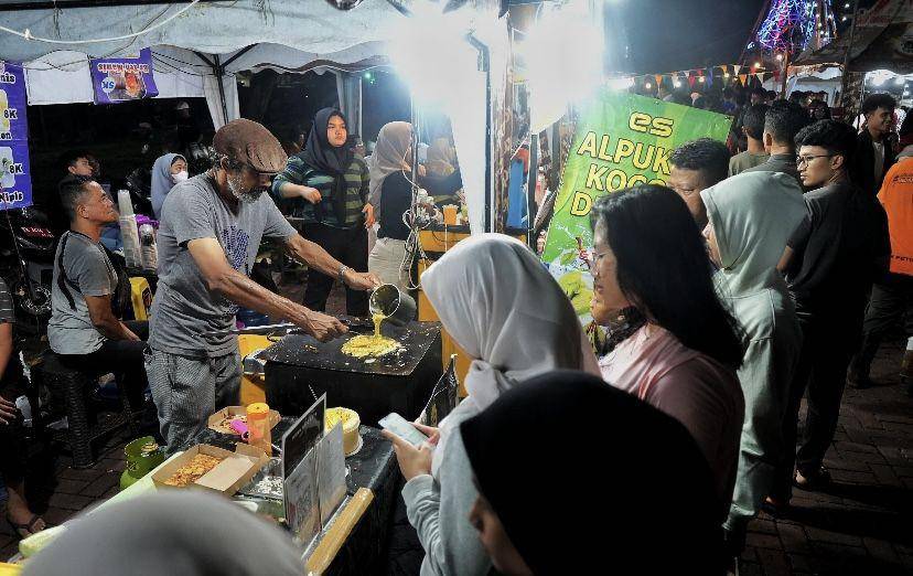 Suasana Medan Festival Kuliner di Lapangan Medan Medan (Dok. Diskominfo Medan)
