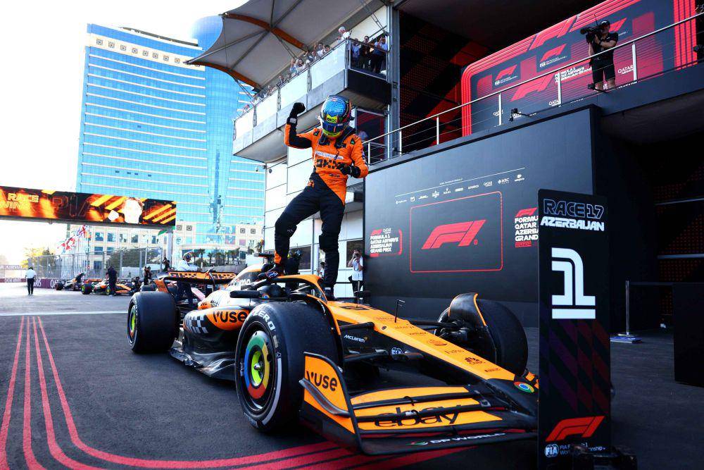 Oscar Piastri menjuarai GP Azerbaijan 2024. (x.com/F1)