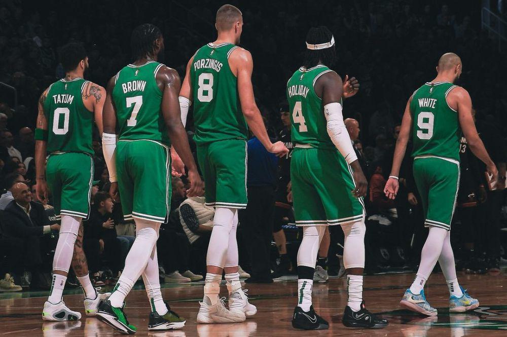 starting five Boston Celtics (instagram.com/celtics)