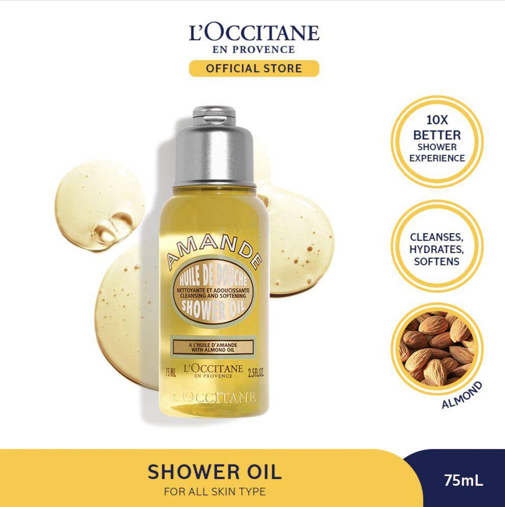L’Occitane Almond Shower Oil (Shopee.co.id/L'Occitane Official Shop)