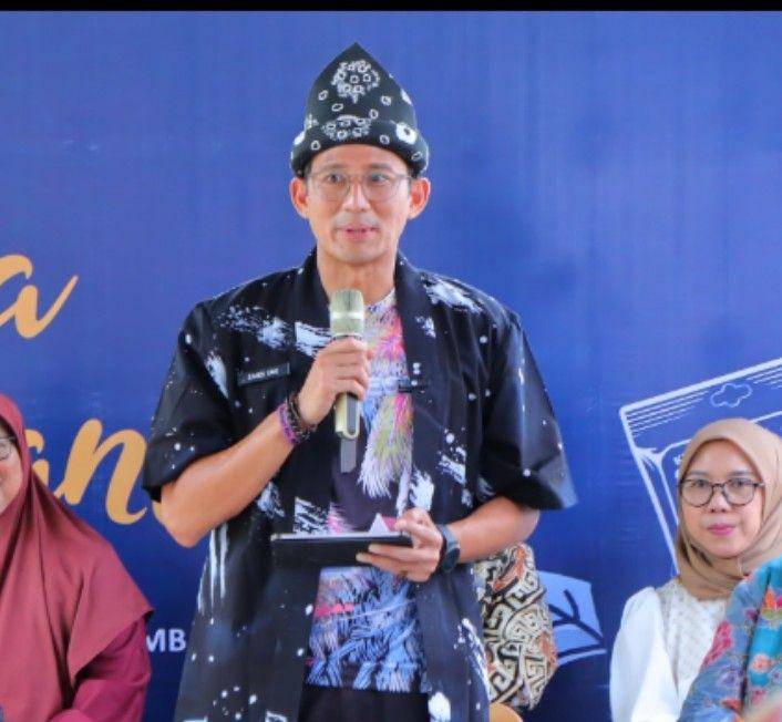 Menparekraf Sandiaga Uno berkunjung ke Palembang (Dok. Kominfo Palembang)