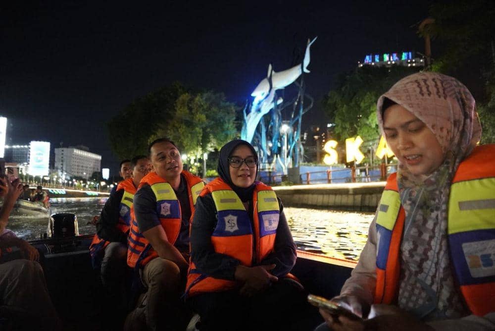 Wisata Perahu Air Susur Kalimas. Dok. Pemkot Surabaya.
