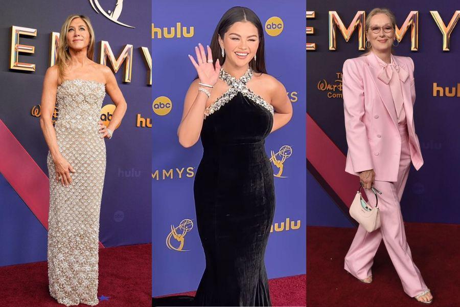 14 Gaya Seleb di Red Carpet Emmy Awards 2024, Ada Selena Gomez!