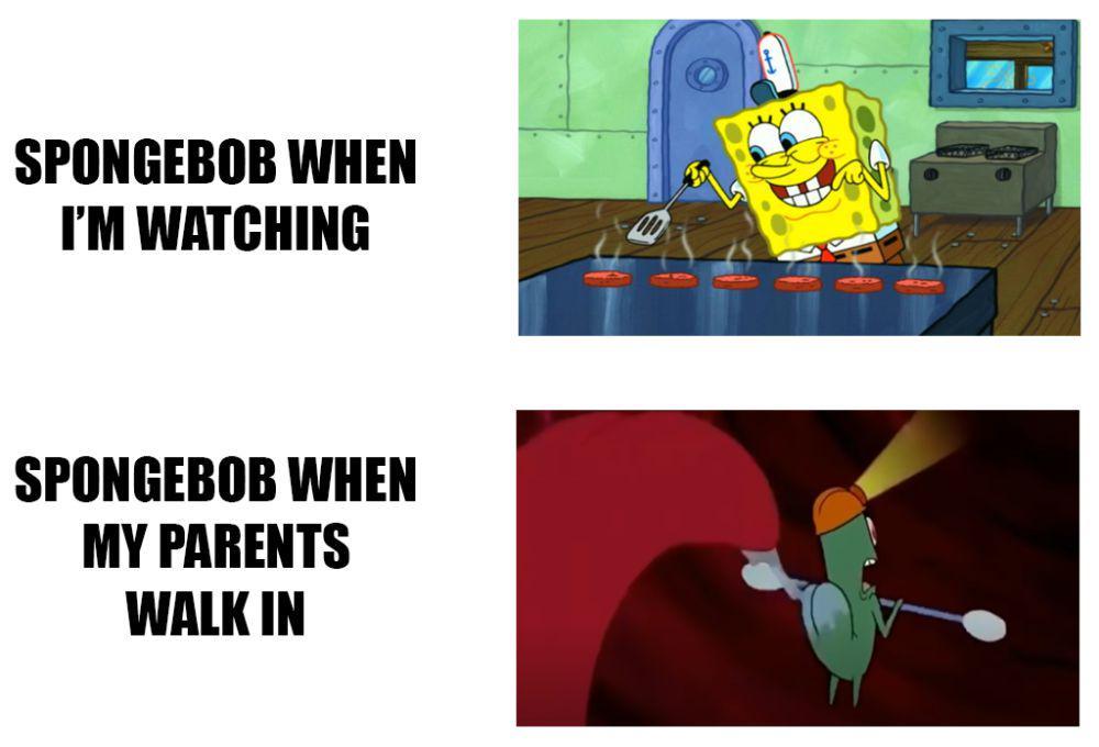 7 Meme Lucu Plankton, Kok Matanya Jadi Dua?