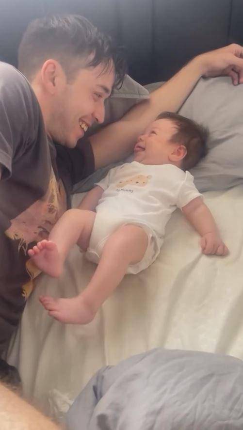 potret perdana baby Noah anak Stefan William (Instagram.com/ria.travelwithmeri)
