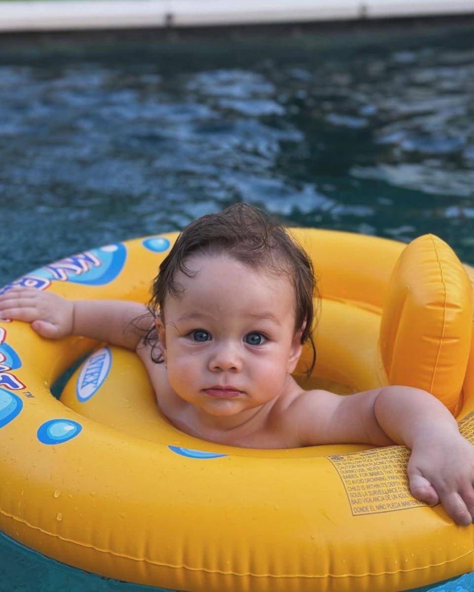 potret perdana baby Noah anak Stefan William (Instagram.com/ria.travelwithmeri)