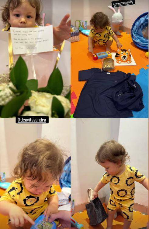 potret perdana baby Noah anak Stefan William (Instagram.com/ria.travelwithmeri)