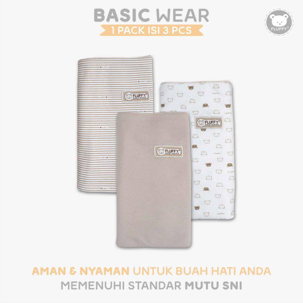 Fluffy Bedong Bayi Isi 3 Pcs (shopee.co.id/Fluffy Baby Wear Official Shop)