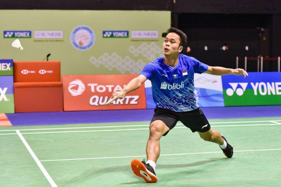 Anthony Sinisuka Ginting saat berlaga di final Hong Kong Open 2019. (hkopenbadminton.org)