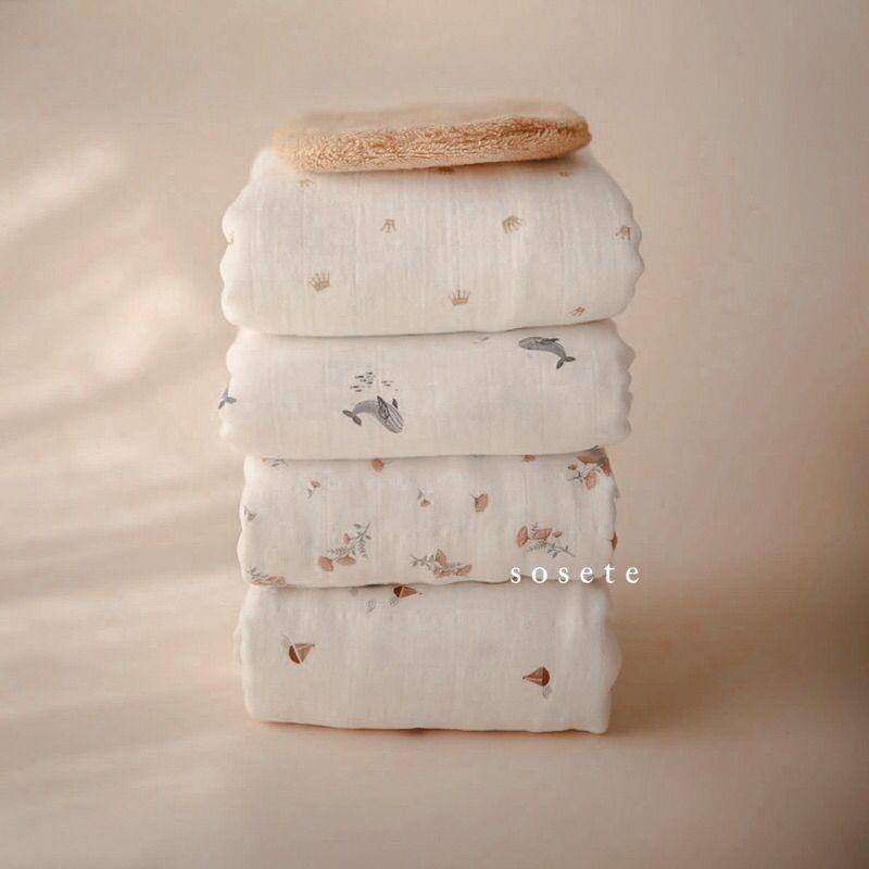Little Sosete Muslin Swaddle (shopee.co.id/Little Sosete Official Shop)