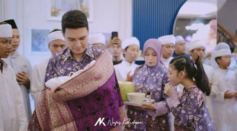 potret akikah Sheika, anak keempat Aldi Taher (Instagram.com/alditaher.official)