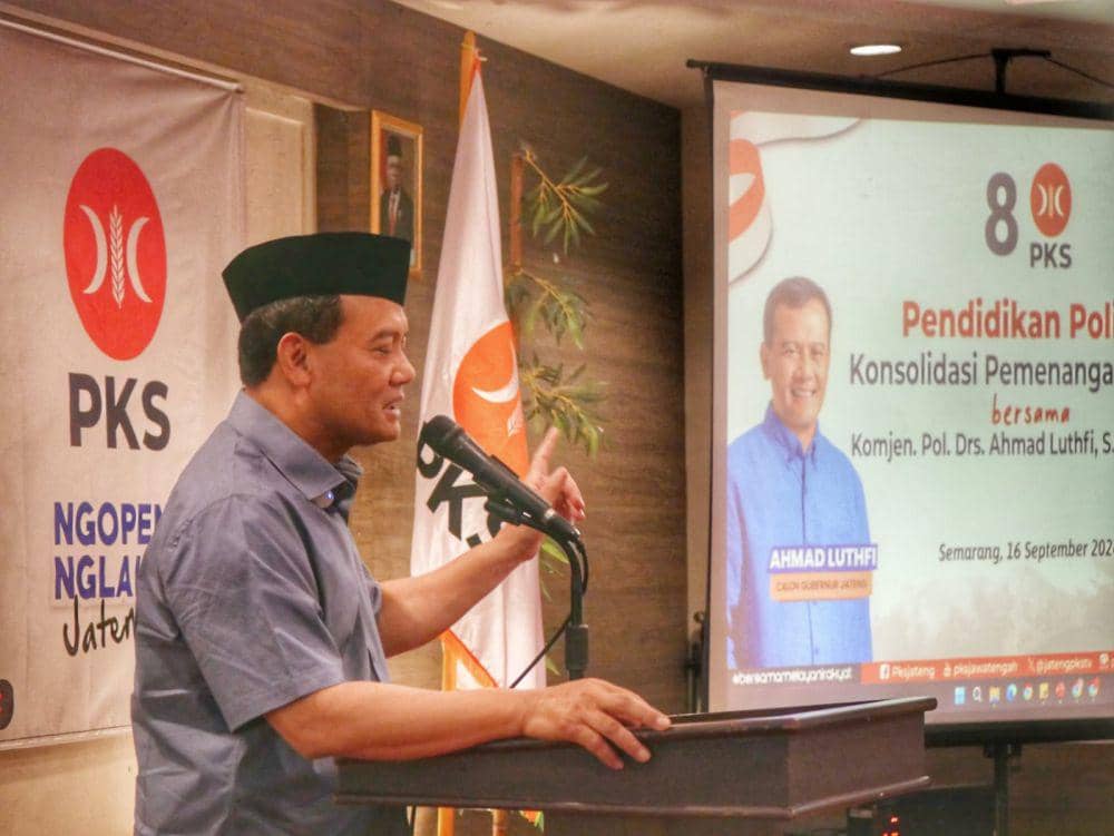 Bacagub Jateng Ahmad Luthfi di acara konsolidasi PKS. (IDN Times/Fariz Fardianto)
