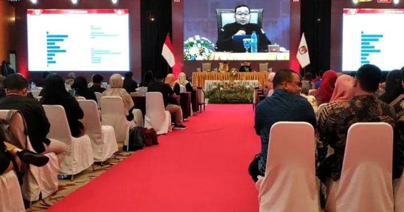 KPU Medan menghadiri rapat koordinasi persiapan KPPS untuk Pilgub Sumut dan Pilkada Medan (instagram @kpukota_medan)
