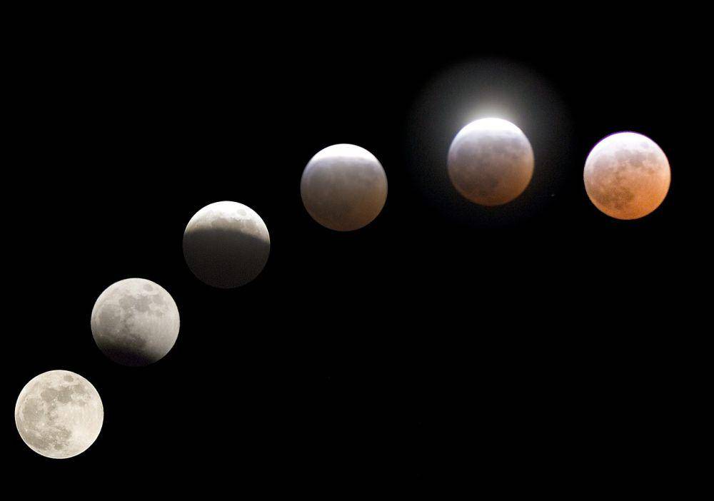 ilustrasu gerhana bulan sebagian (pixabay.com/dazweb)