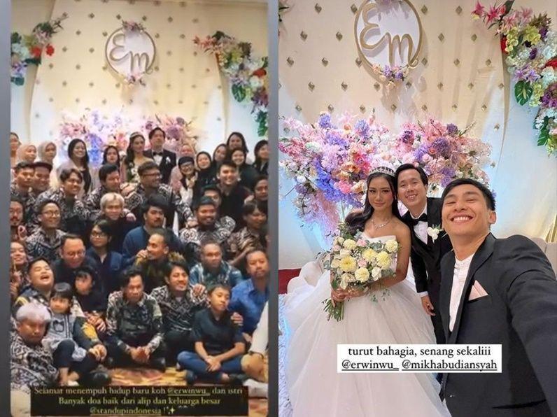 Deretan Komika yang Hadiri Pernikahan Erwin Wu, Bikin Heboh Acara