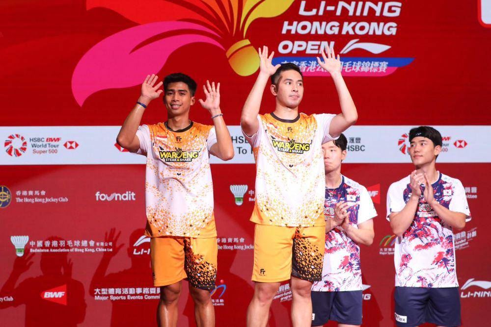 Sabar Karyaman Gutama/Moh Reza Pahlevi Isfahani saat menjadi runner-up di Hong Kong Open 2024. (pbsi.id)