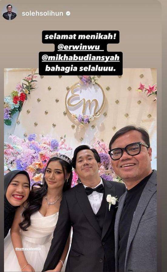 Deretan komika yang hadir di pernikahan Erwin wu (Instagram.com/solehsolihun)