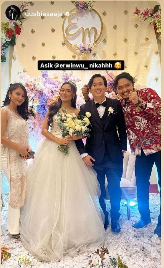 Deretan komika yang hadir di pernikahan Erwin wu (Instagram.com/uusbiasaaja)