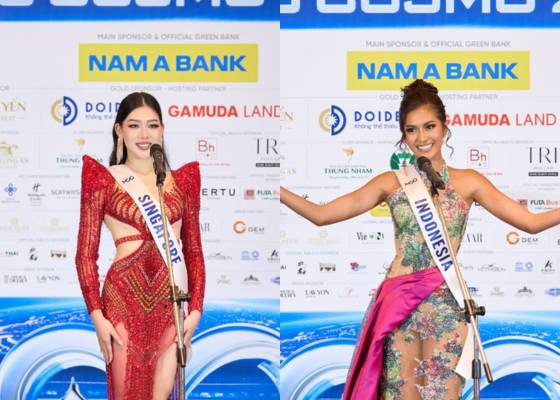 Potret Finalis dari Asia Saat Sashing Ceremony Miss Cosmo 2024 (Facebook.com/Miss Cosmo International)