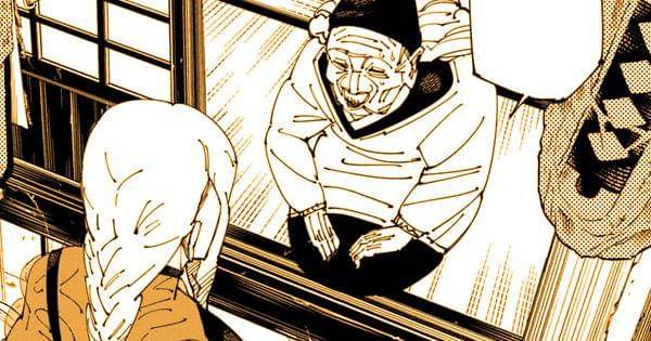 Mei Mei mendatangi ketua klan penguasa teknik Simple Domaina ( Dok. Shueisha / Jujutsu Kaisen )